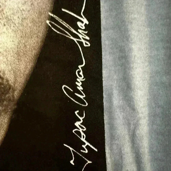 NWOT. Men’s Small Light Blue Tupac Graphic Tee. - Picture 4 of 7